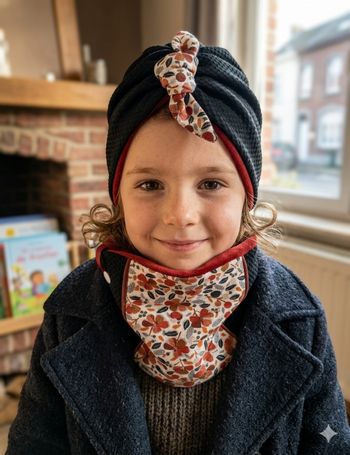 Bonnet et tour de cou creatrice 