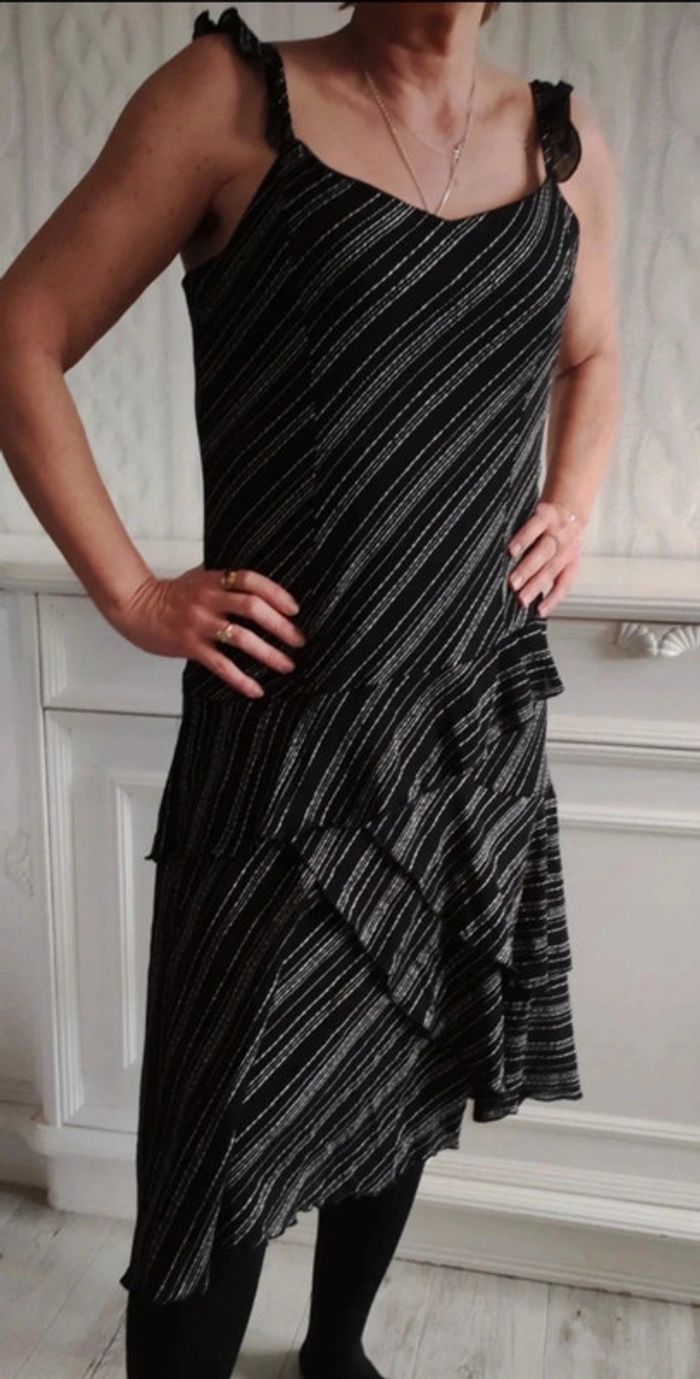Superbe robe d'été à volants taille 44 - photo numéro 12