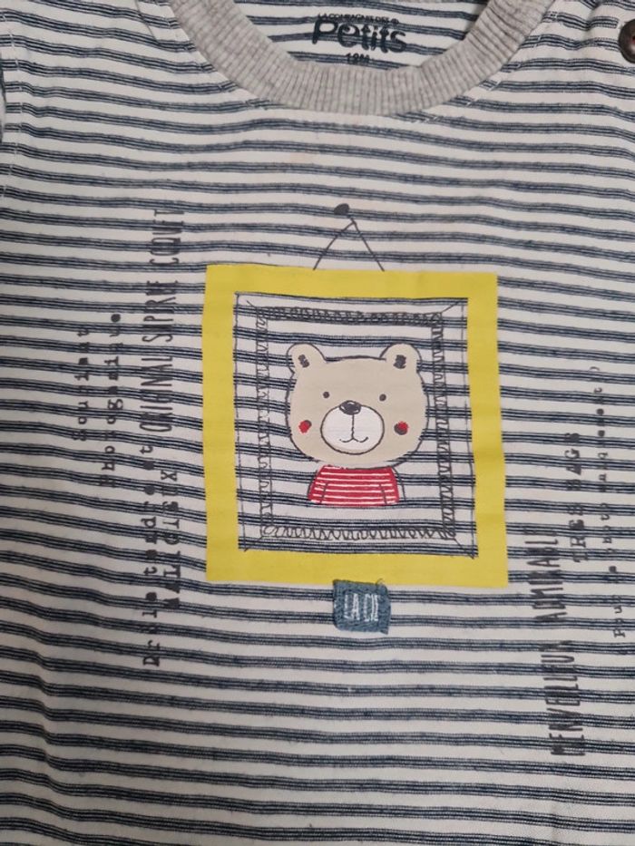 T-shirt ML 12 mois La Compagnie des Petits - photo numéro 2