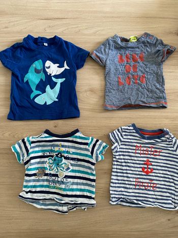 Lot 4 tee shirt été 3 mois
