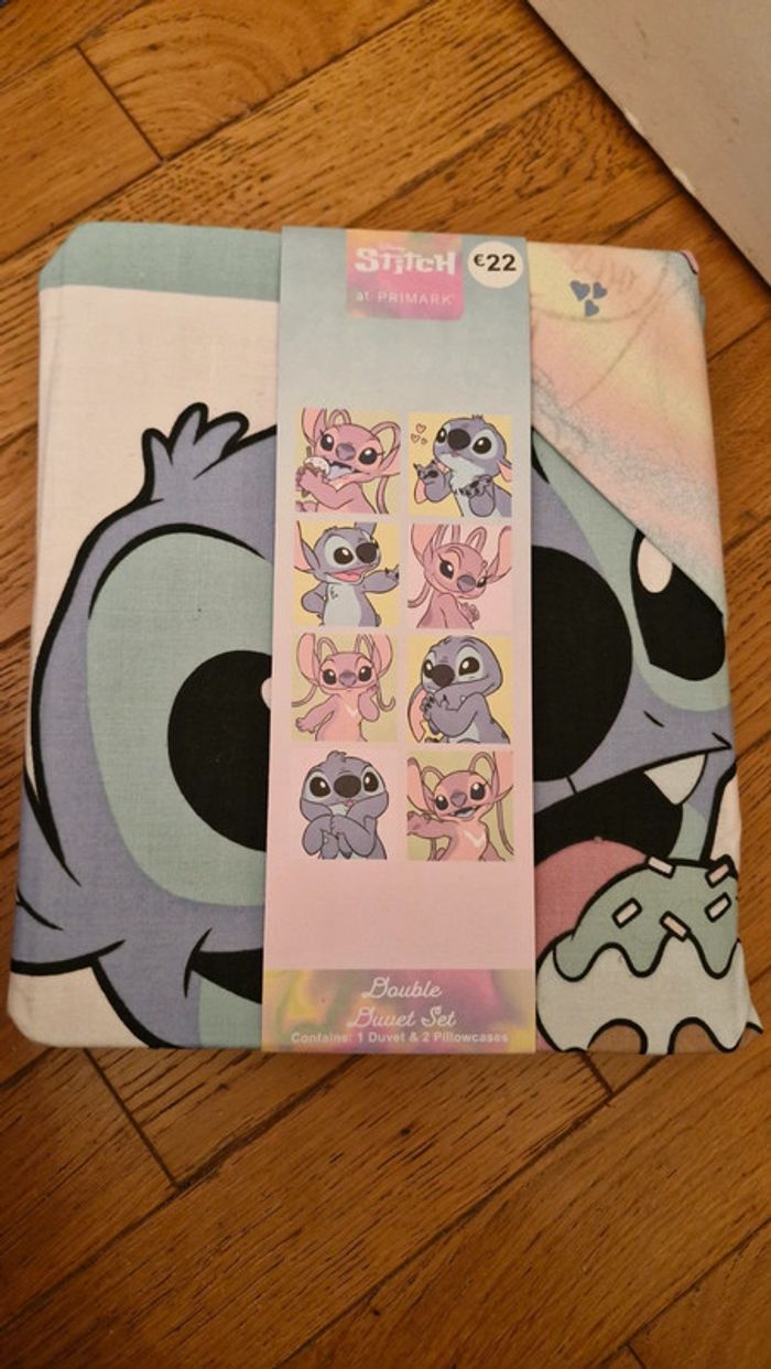 Parure de lit double stitch / primark / neuve