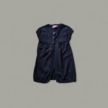 gilet long noir NKY fille 8 ans