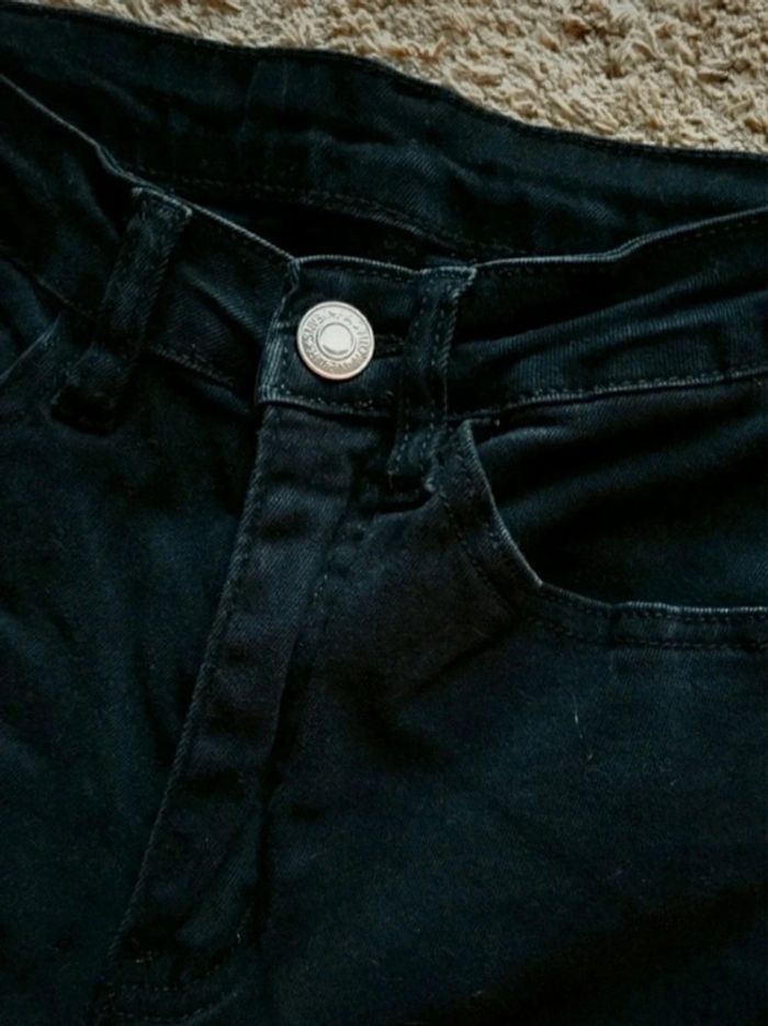 Jean slim noir taille haute XXS 32 - photo numéro 7