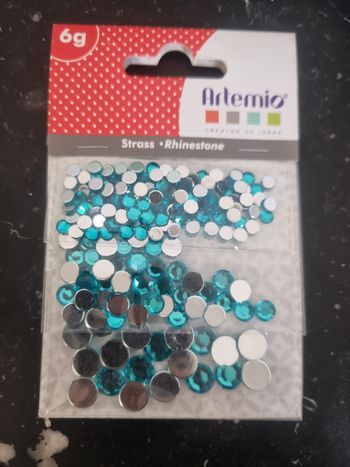 strass à facette non hotfix bleu turquoise artemio 6g