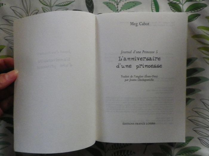 Journal d'une princesse T5 L'anniversaire d'une princesse de Meg Cabot - photo numéro 5