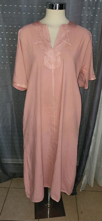 Robe longue rose 36/38