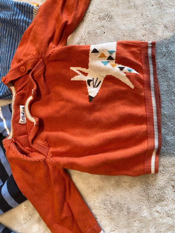 Lot de 3 pulls 6 mois - photo numéro 2