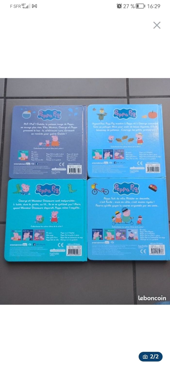 Lots de 4 livre peppa pig - photo numéro 2