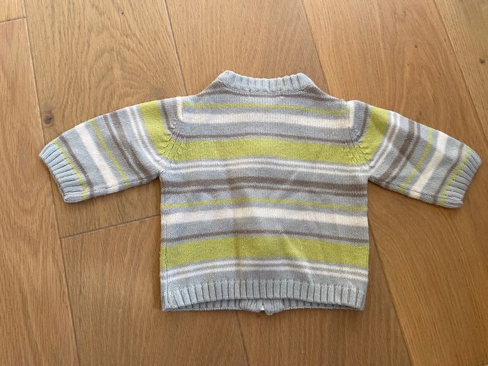 Lot 2 gilets rayés - Kitchoun - 3mois - photo numéro 5