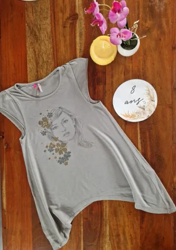 T-shirt sans manches fluide Orchestra 8 ans