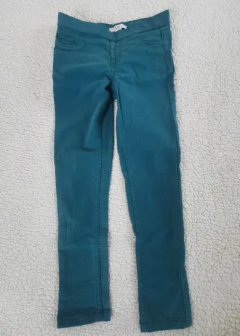 Pantalon vert La Halle 7 ans