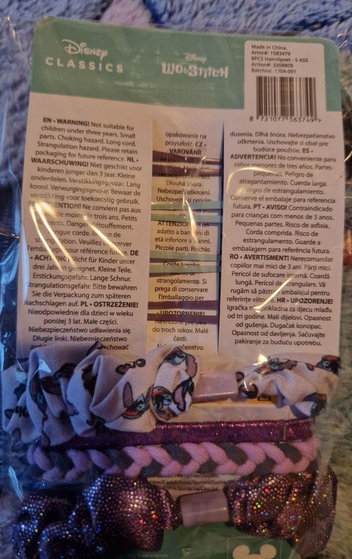 Accessoires cheveux Stitch fille - photo numéro 2