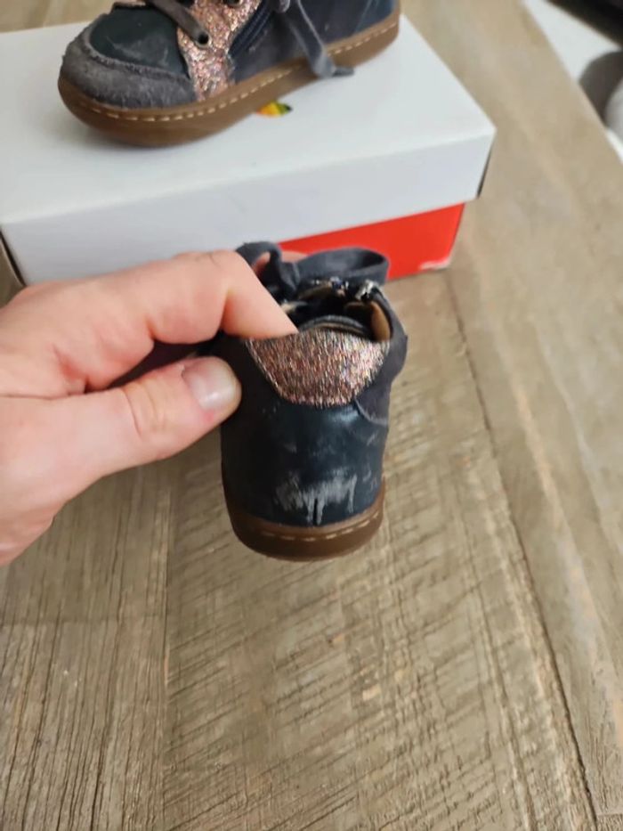 Chaussuee bleu marine shoopom avec pailette 25 - photo numéro 4