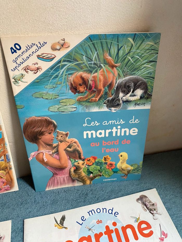 Lot de 4 livres fascicules Martine édition atlas et gommettes - photo numéro 5