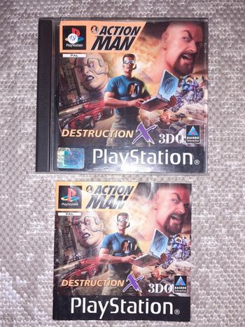 Playstation 1 ps1 action man Destruction x