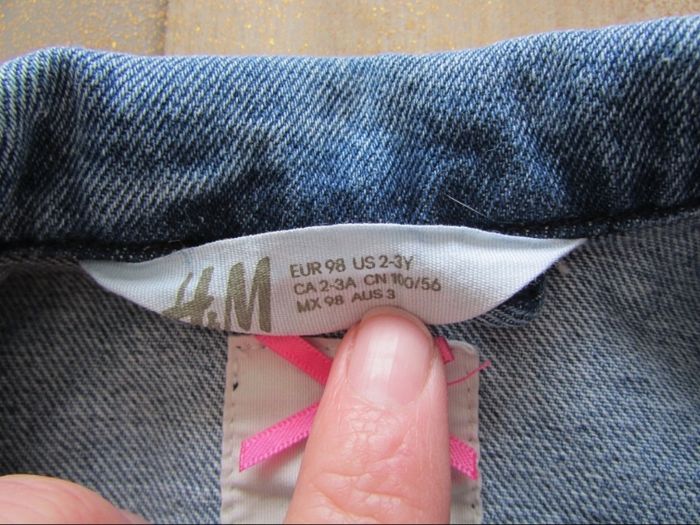 Veste en jean H&M 3 ans - photo numéro 4
