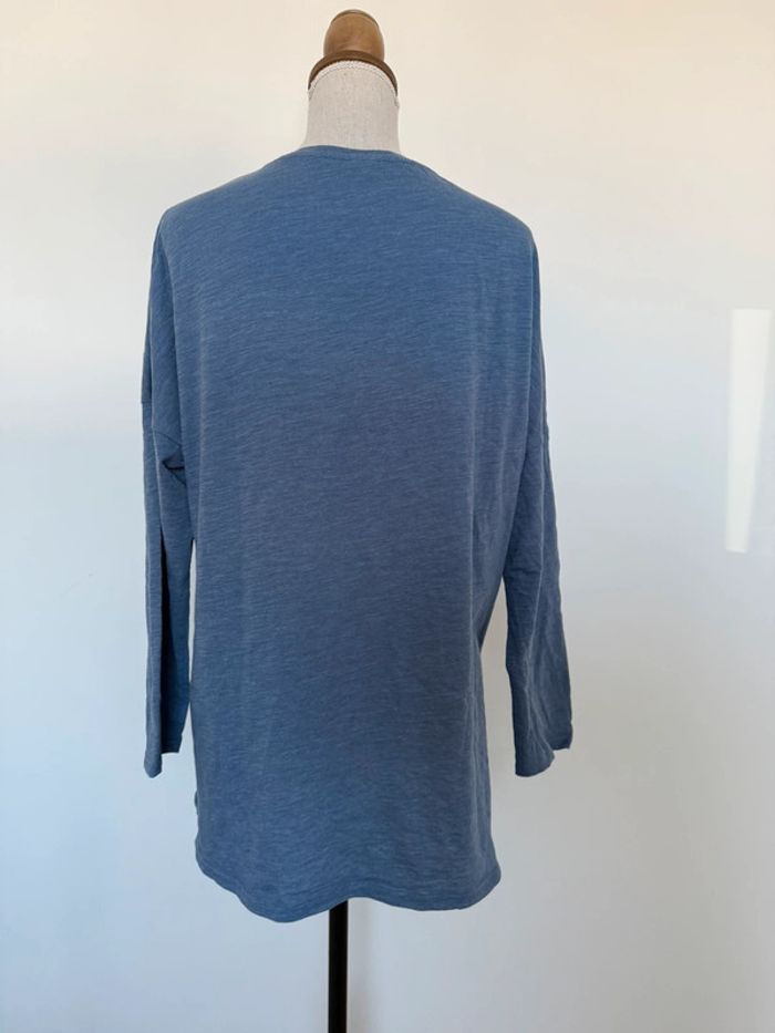 T-shirt haut maillot camisa blusa Blouse chemise camicia overhemd folder camicetta chemisier manche - photo numéro 2