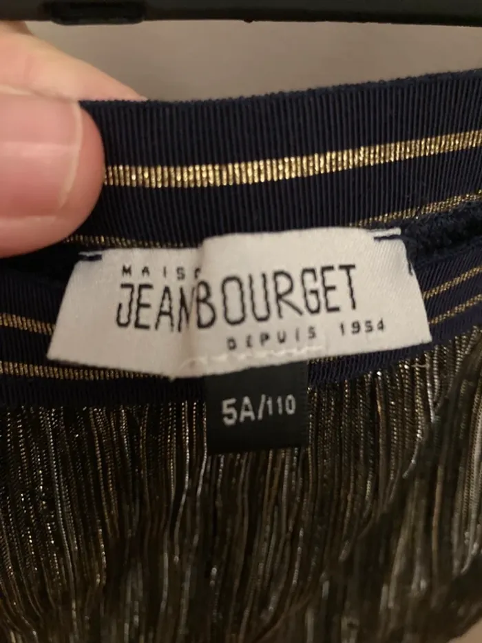 Maison Jean Bourget jupe lurex doré 5 ans - photo numéro 5
