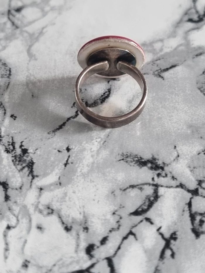 Bague ronde rouge - photo numéro 6