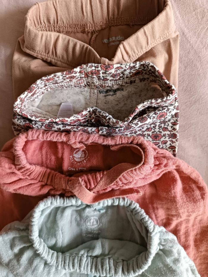 Lot des pantalons Petit bateau et leggins verbaudet 3 mois - photo numéro 2