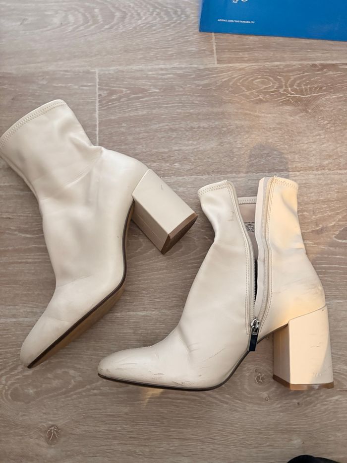 Bottines Beige