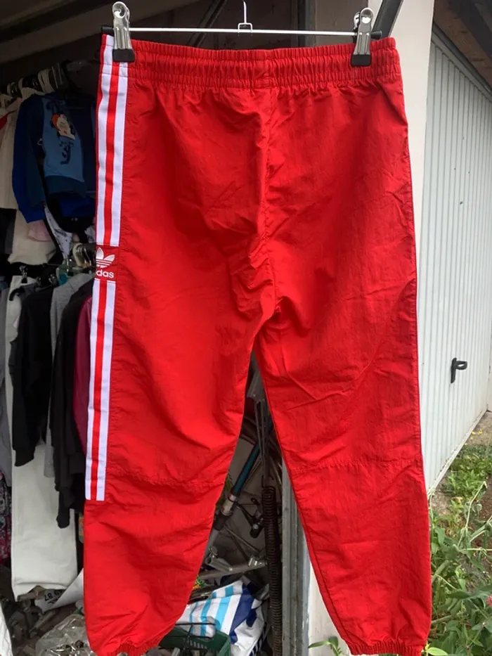 Véritable pantalon adidas 11 12 ans , rouge - photo numéro 3