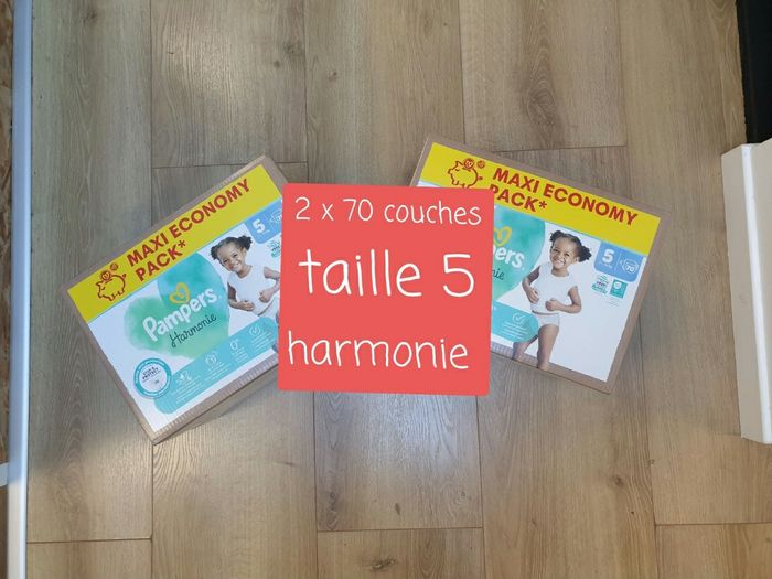 Couches pampers taille 5 harmonie