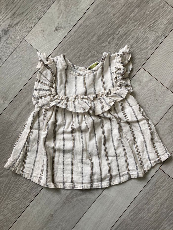 Blouse bébé en lin Tao