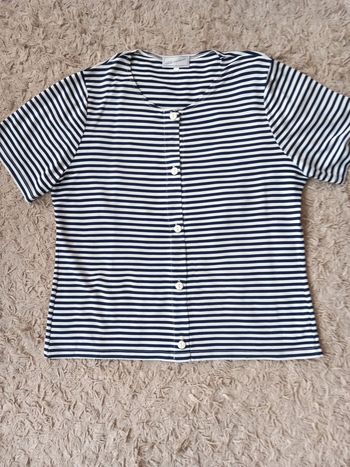 🚪tunique marinière viscose T42