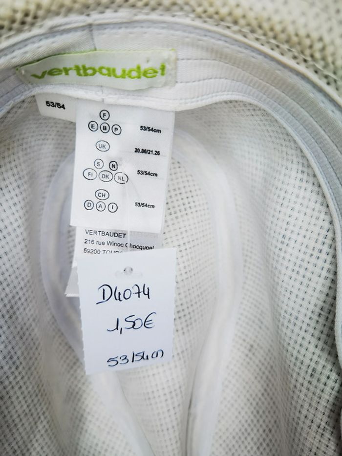 D4074 - chapeau garçon 53/54 cm - photo numéro 4