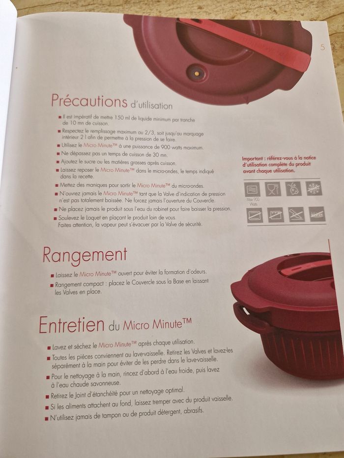 Cocotte micro-ondes tupperware - photo numéro 6