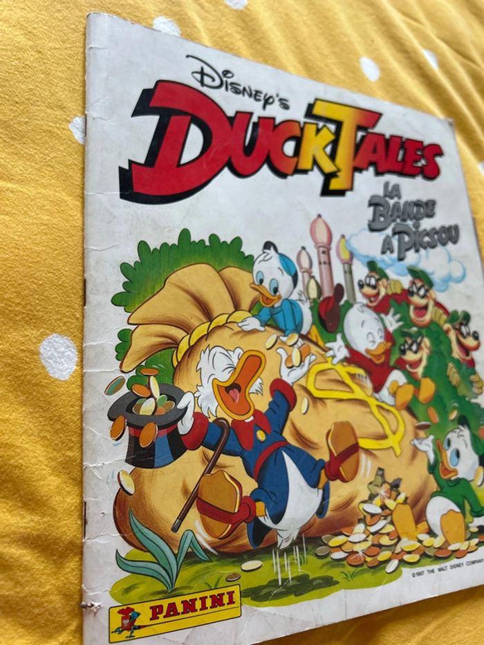 Livre à vignette panini - complet à 95 % 1987 Disney ducktales - la bande à picsou - photo numéro 2