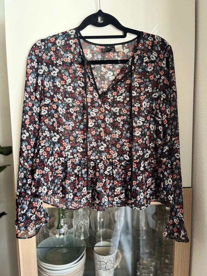Blouse fleurie h&m - photo numéro 2