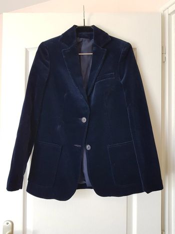 Veste tailleur velours vintage année 1960-1970