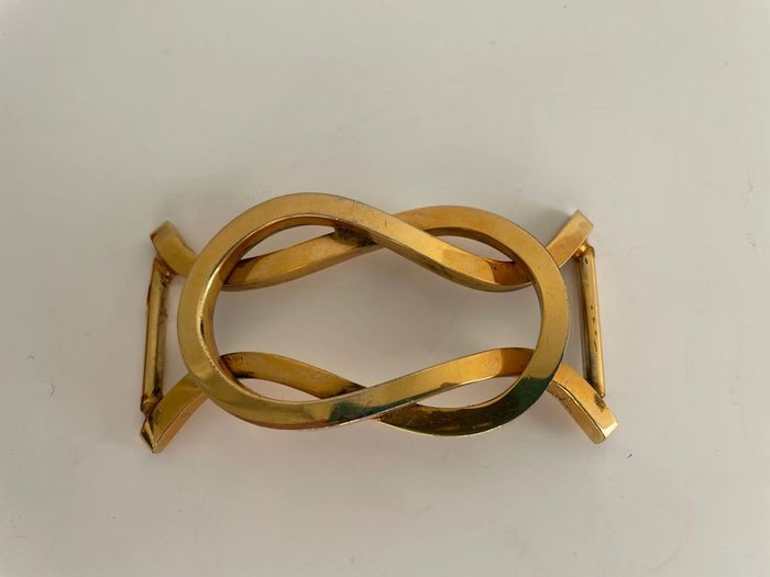 Boucle ceinture couleur or - photo numéro 3