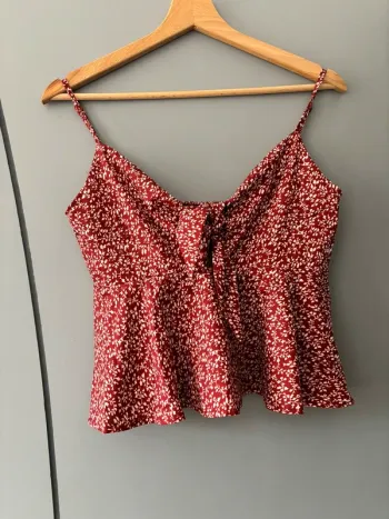 Top à fleurs