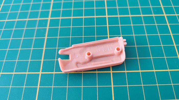 Intérieur porte gauche pièce détachée miniature Maisto Ferrari 550 Maranello 1/24 #B74 - photo numéro 2
