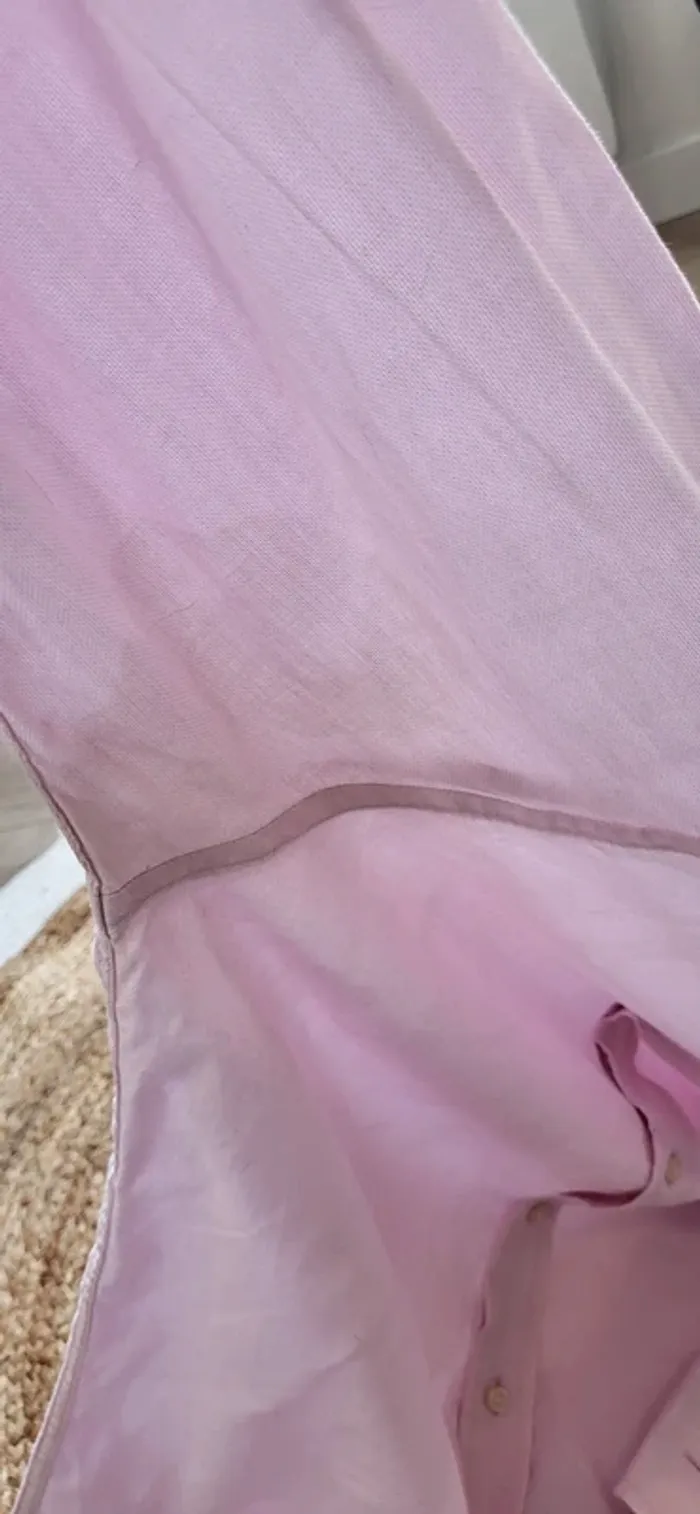Chemise Tommy Hilfiger Homme XL rose – état satisfaisant - photo numéro 8