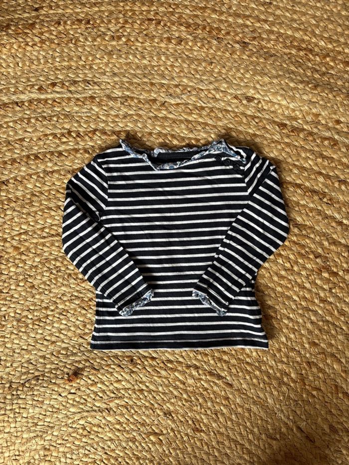 Marinière Cyrillus 3 ans - coton bio