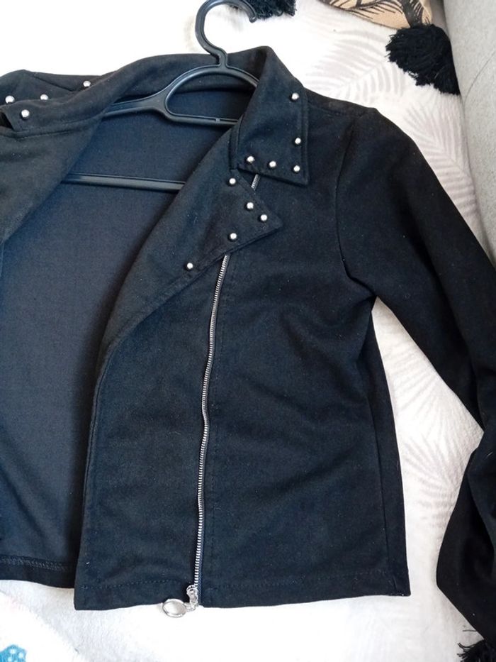 Veste Blazer Fille 14 ans Noir - photo numéro 4