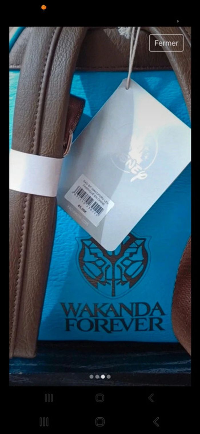 Sac à dos loungefly wakanda forever Disney marvel - photo numéro 4