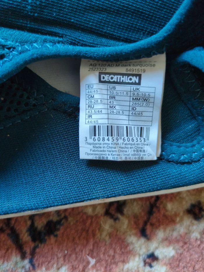 Chaussons de plage homme t44/45 - photo numéro 2