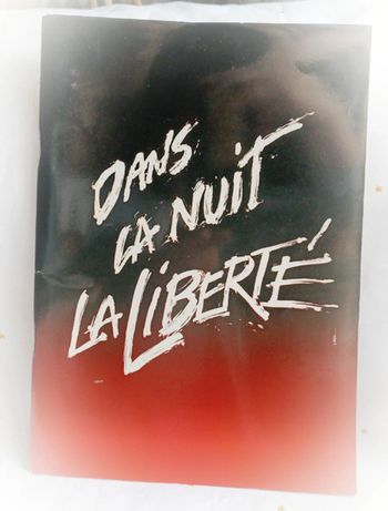 Livre Book livret programme théâtre la nuit la liberté spectacle Hossein dard palais sport Decaux