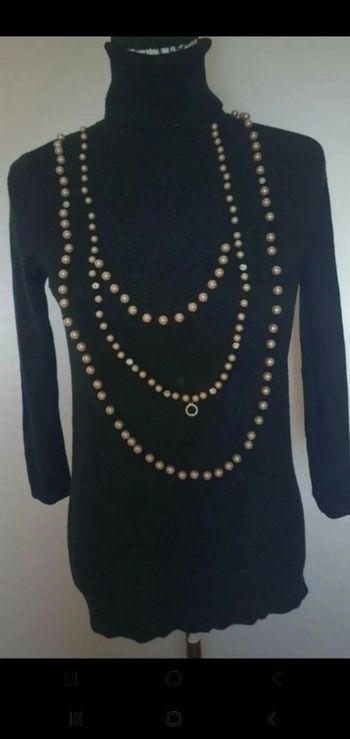 Pull col roulé habillé