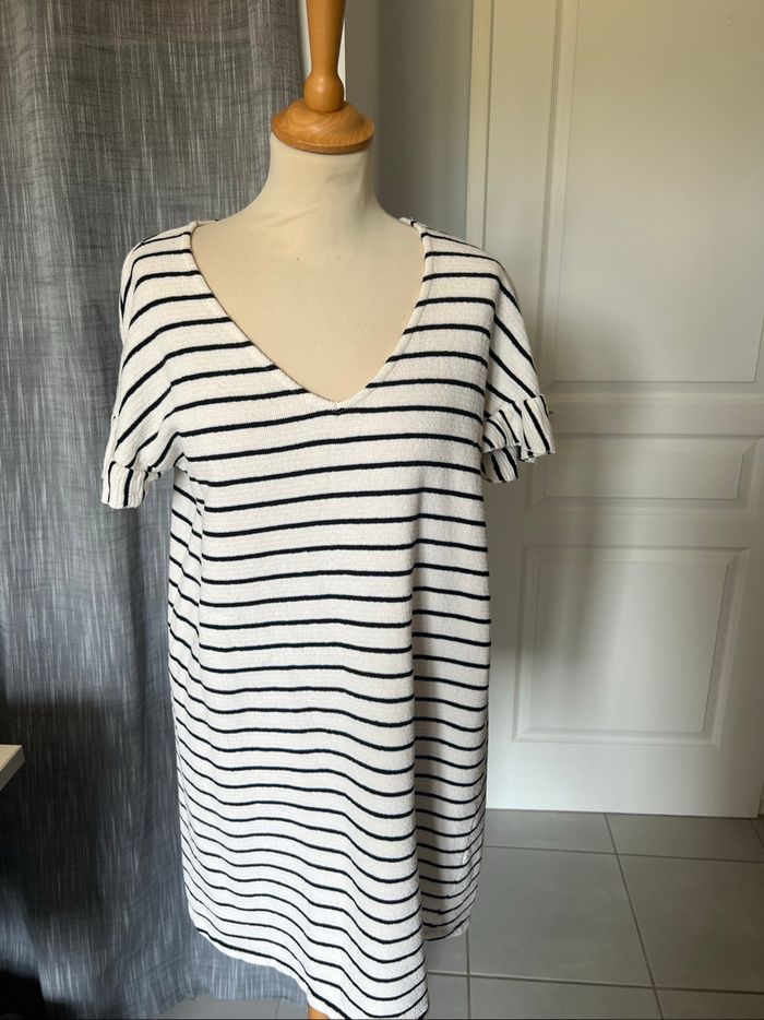 Robe à rayure Mango taille M