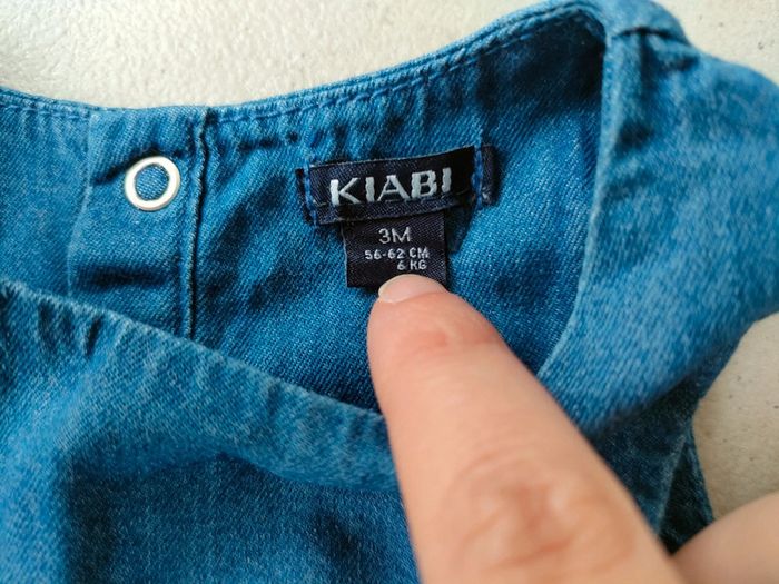 Robe denim - Taille 3 mois - photo numéro 3