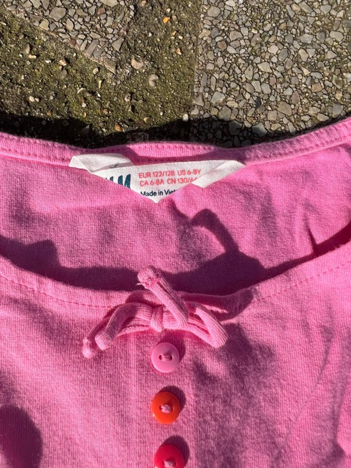 Robe tricolore H&M taille 6-8 ans - photo numéro 2