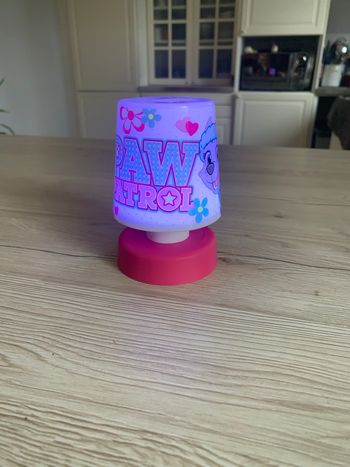 Pat patrouille petite lampe veilleuse multi couleurs 