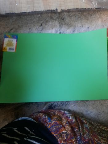 Feuille de mousse 2mm vert a3