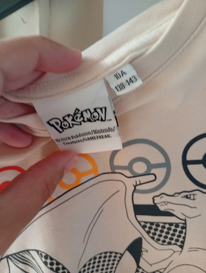 Haut manche longue pokémon 10 ans - photo numéro 3